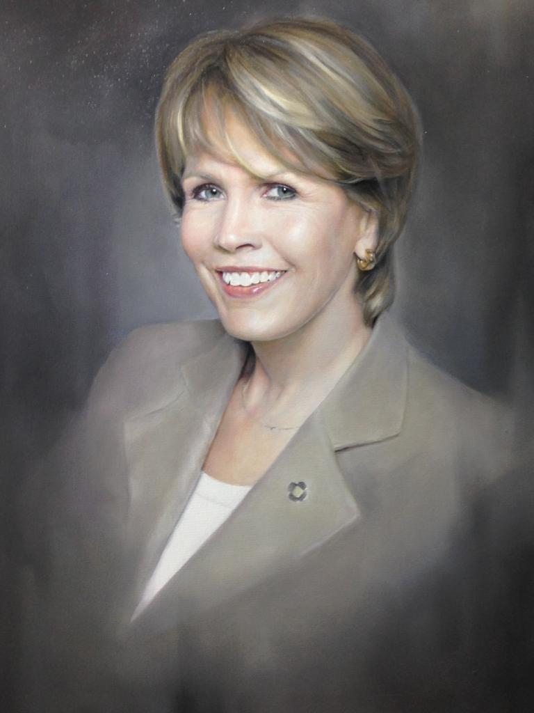 Christa Maar Painting Oil on Canvas Size:70x50 cm Private Collection